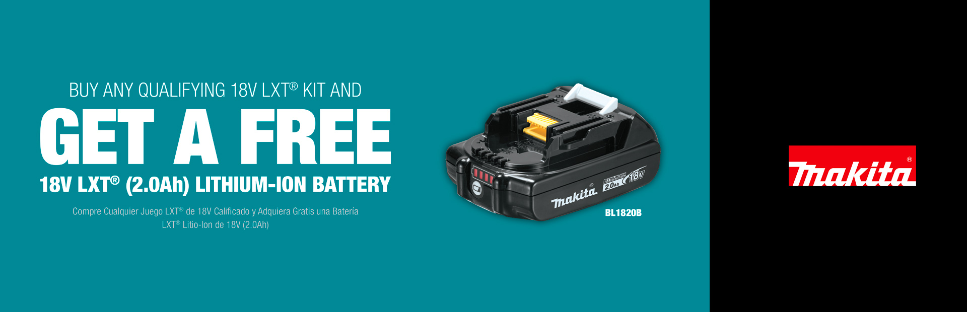 Makita: BUY A QUALIFYING 18V LXT® KIT